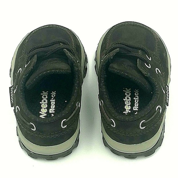Weebok Reebok Baby Toddler Brown Nubuck Lace Up Lo - Picture 4 of 7
